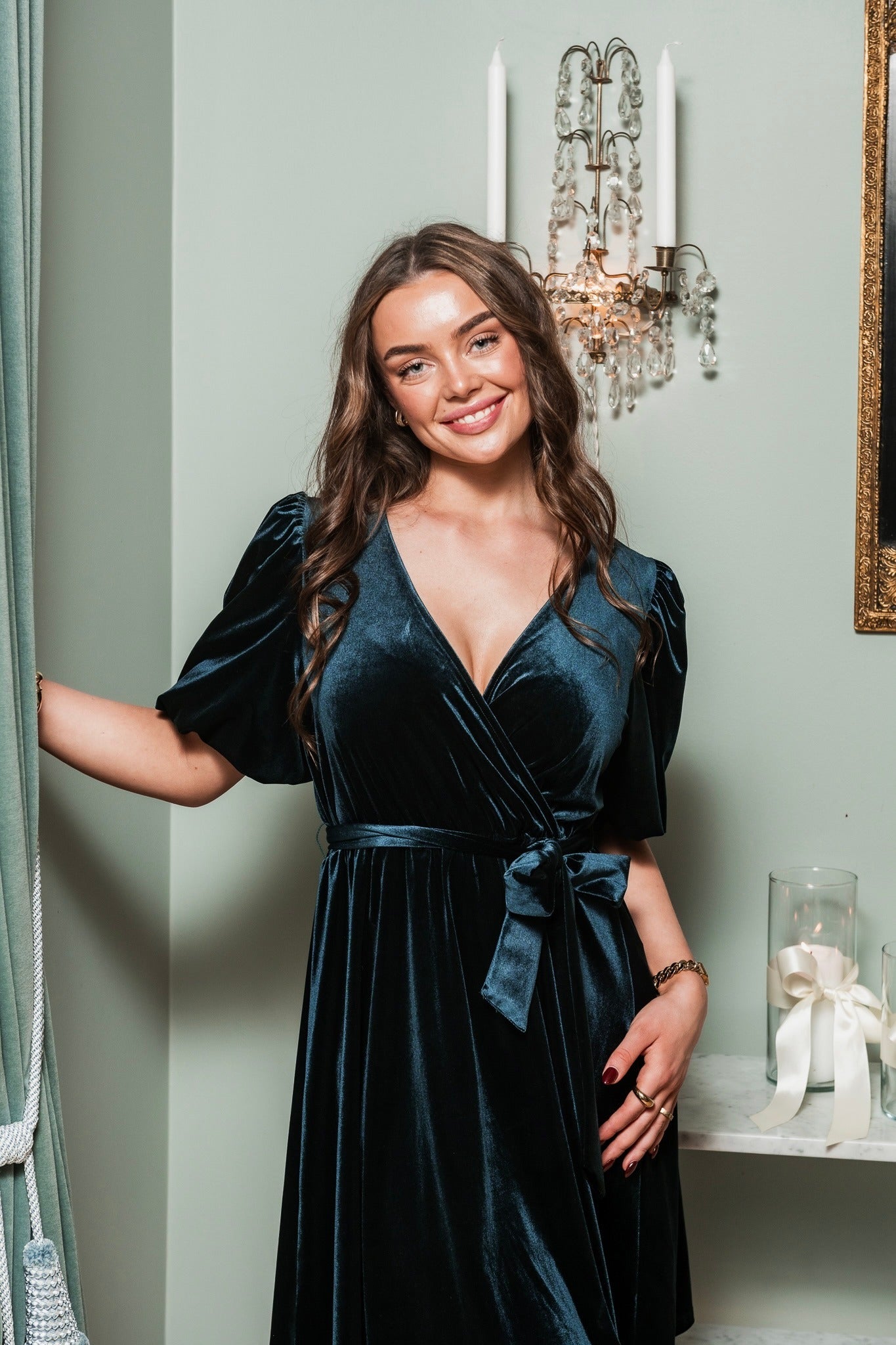 AWBELLA Short Dress - Ponderosa Pine